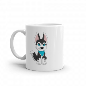 Husky Puppy Gift Mug