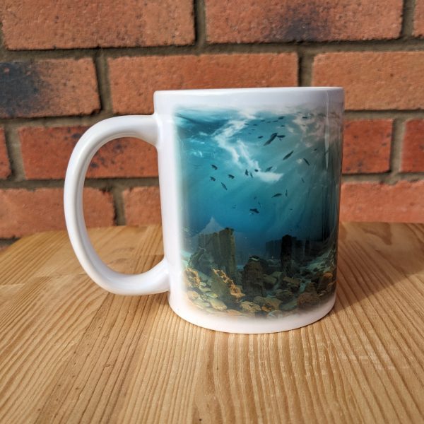 Atlantis Printed Gift Mug, Ocean Print, Birthday Gift, Coffee Mug - Image 3