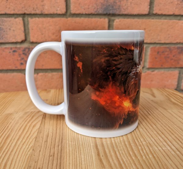 Fantasy Wolves Printed Gift Mug, Animal Print, Birthday Gift, Coffee Mug - Image 3