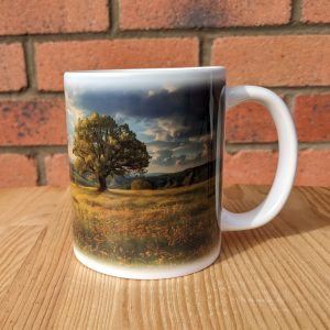 Meadow Printed Gift Mug, Nature Print, Birthday Gift, Coffee Mug
