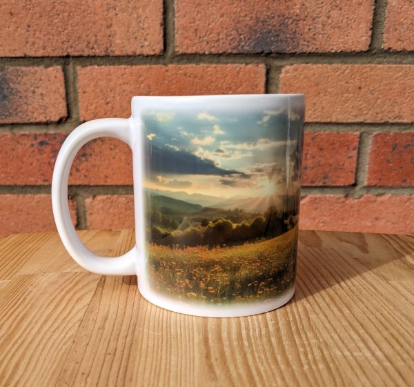 Meadow Printed Gift Mug, Nature Print, Birthday Gift, Coffee Mug - Image 3