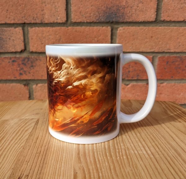 Passionate Love Printed Gift Mug, Fantasy Print, Birthday Gift, Coffee Mug - Image 2