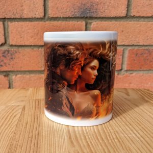 Passionate Love Printed Gift Mug, Fantasy Print, Birthday Gift, Coffee Mug