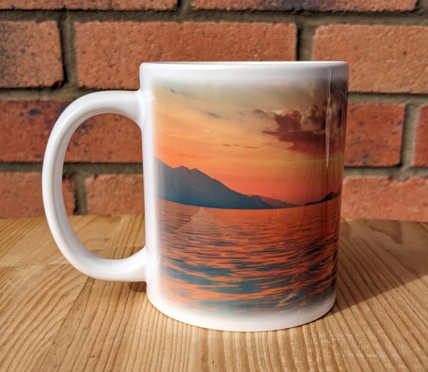 Sunset Printed Gift Mug, Nature Print, Birthday Gift, Coffee Mug - Image 3